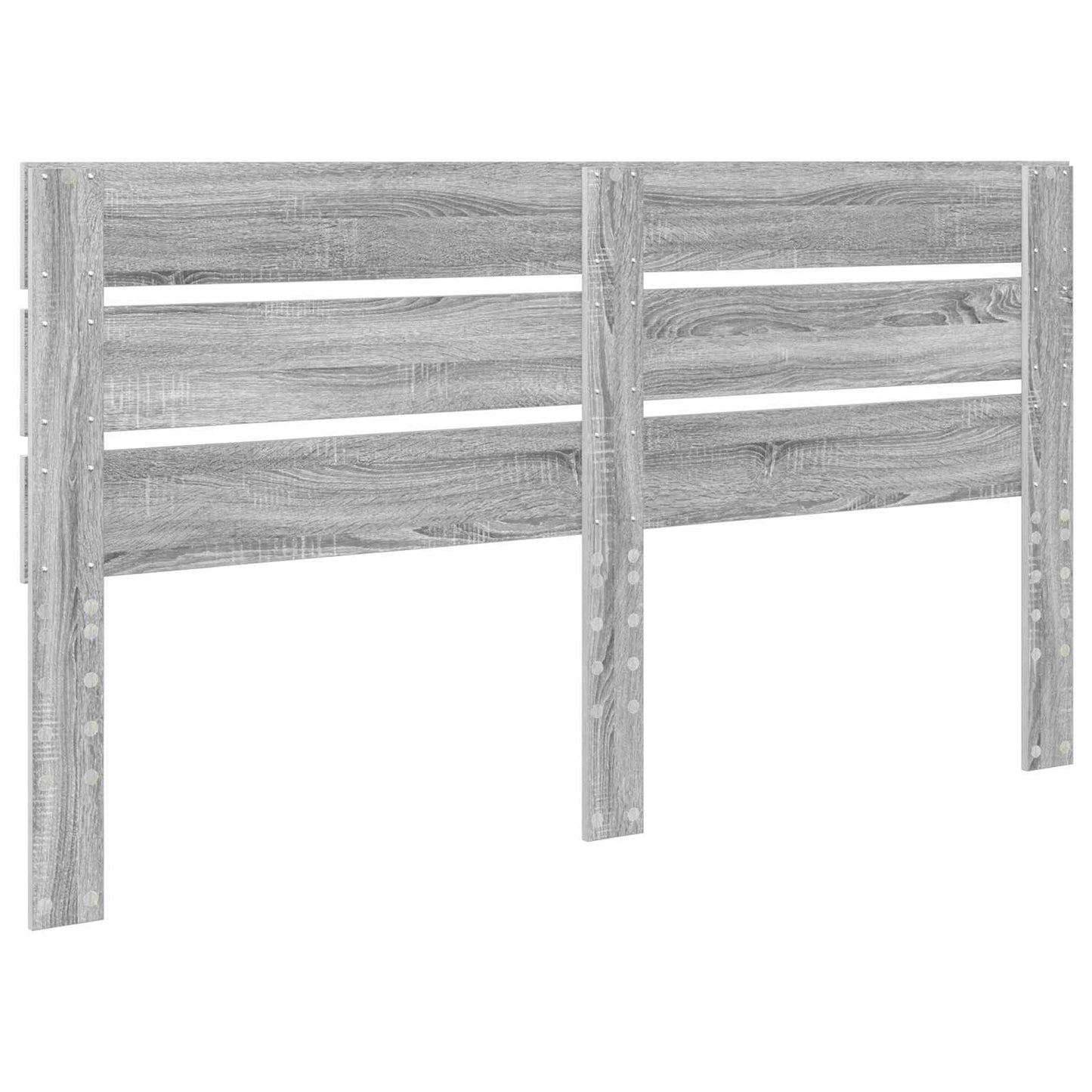 vidaXL Kopfteil Graues Sonoma 160 cm Holzwerkstoff