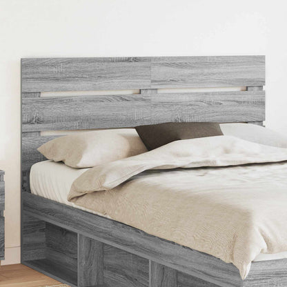 vidaXL Tête de lit Sonoma gris 150 cm Aggloméré
