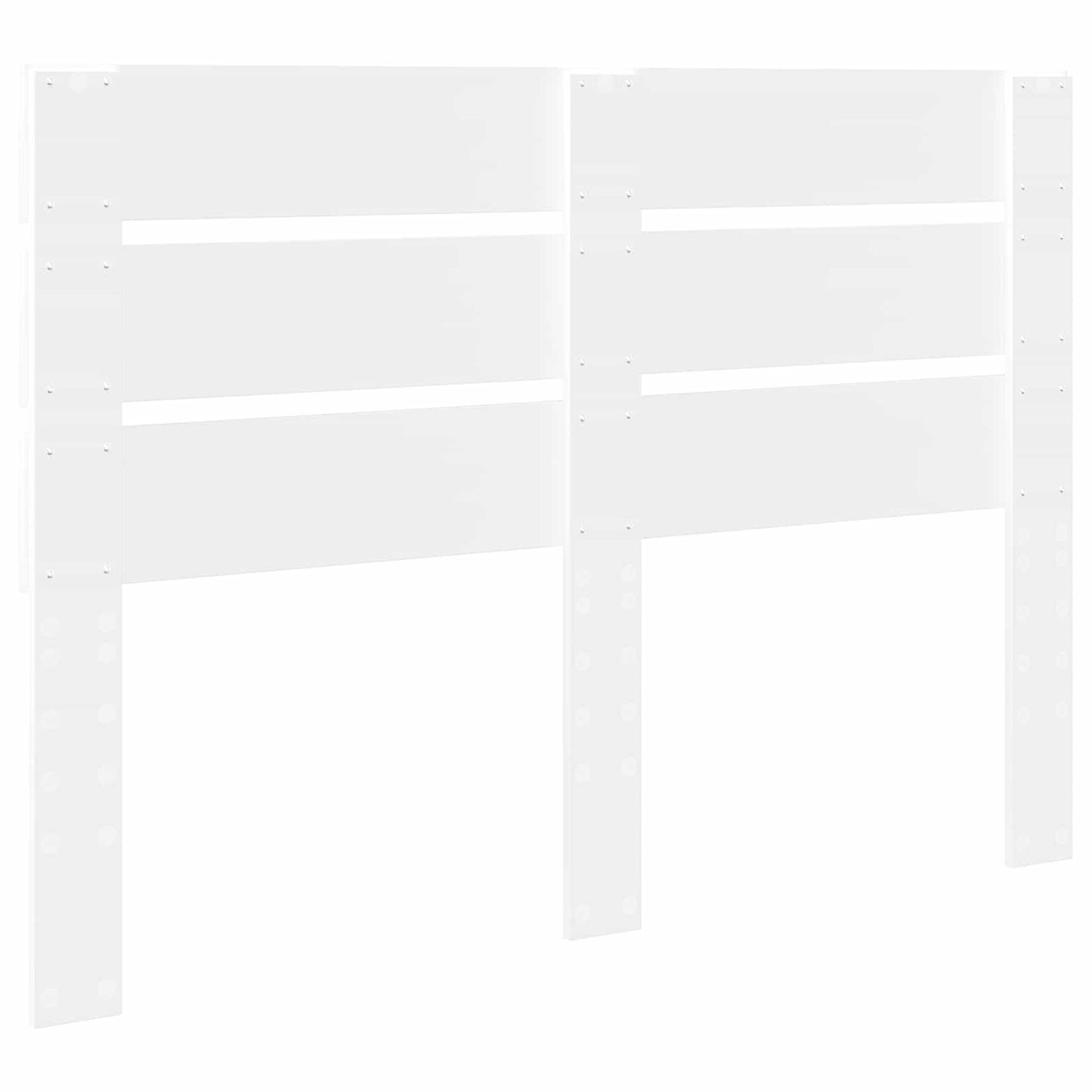 Kopfteil Weiß 140 cm Holzwerkstoff