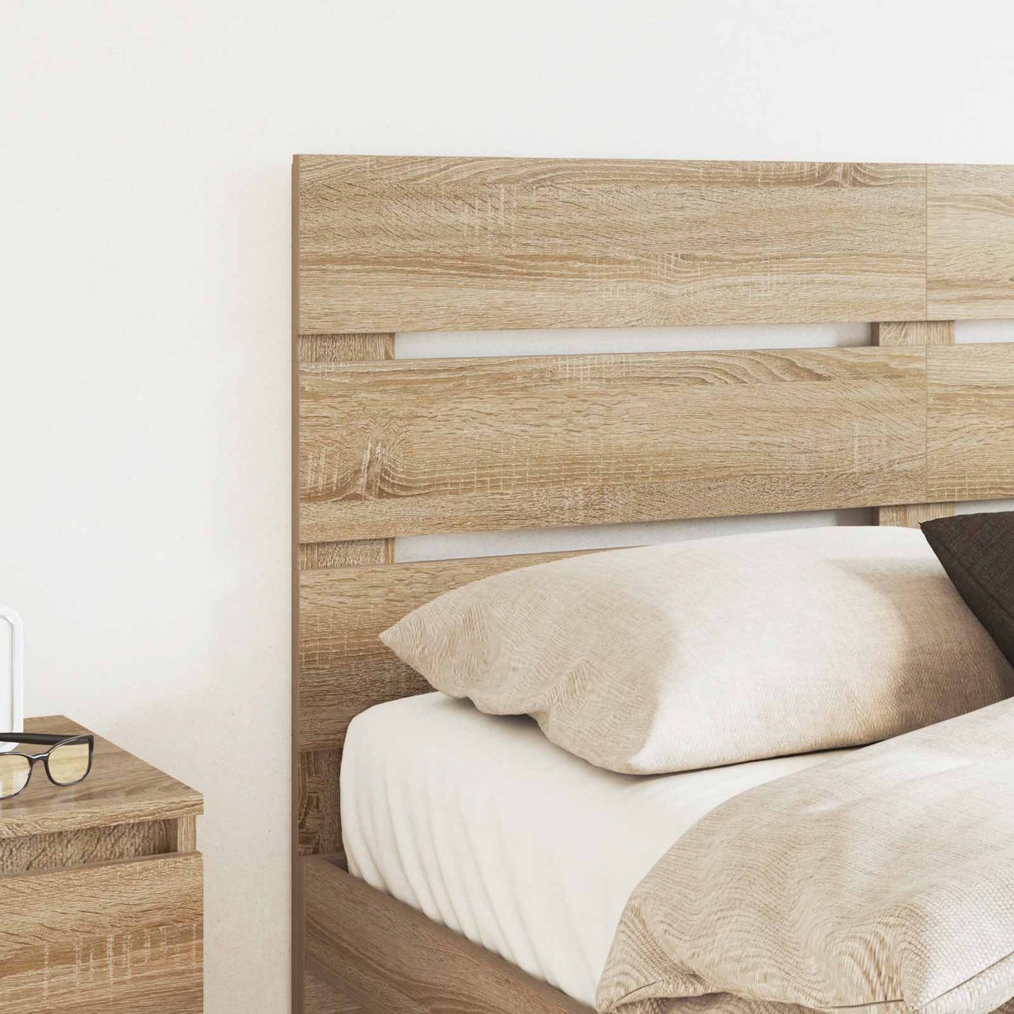 vidaXL Kopfteil Sonoma-Eiche 135 cm Holzwerkstoff