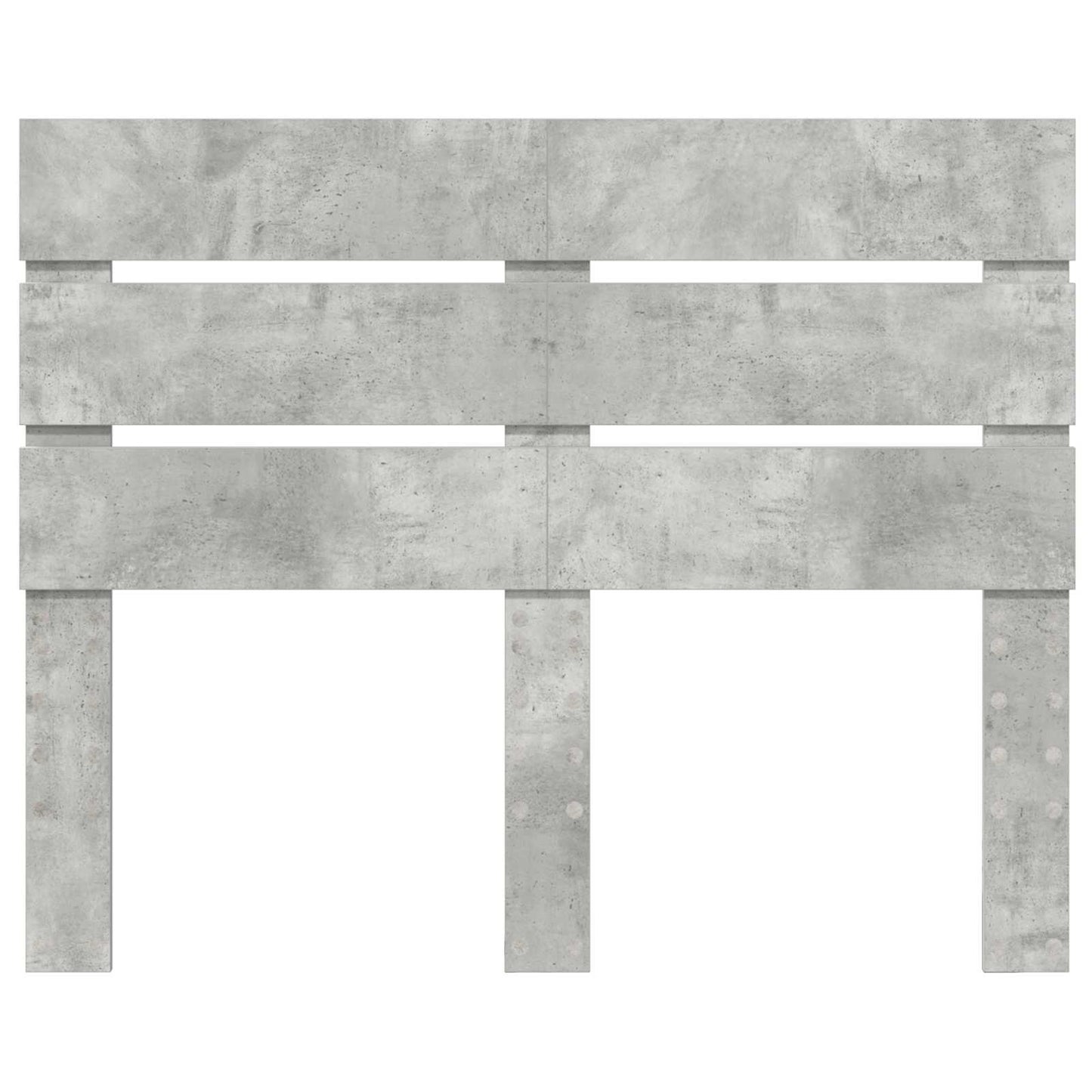 vidaXL Kopfteil Beton Grau 135 cm Holzwerkstoff