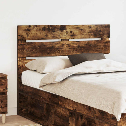 vidaXL Kopfteil Geräucherte Eiche 135 cm Holzwerkstoff