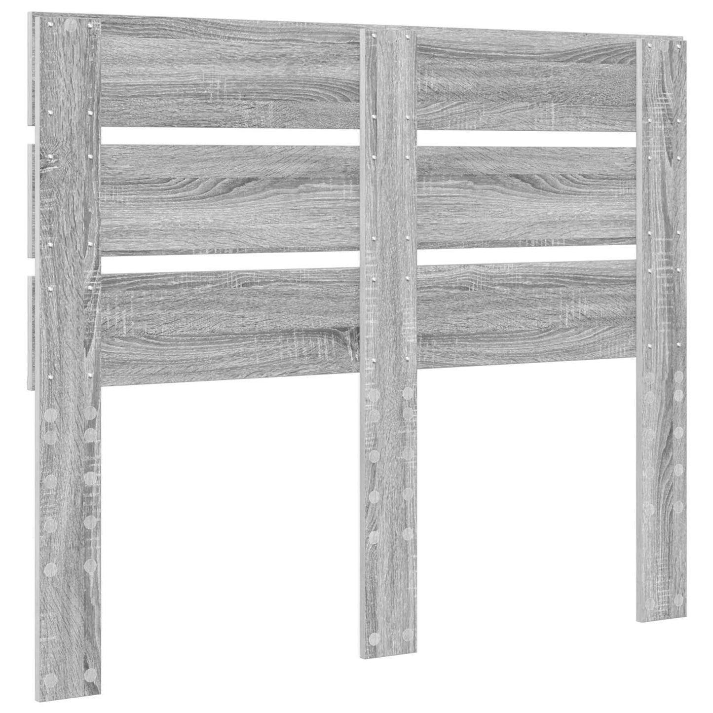 vidaXL Kopfteil Graues Sonoma 135 cm Holzwerkstoff