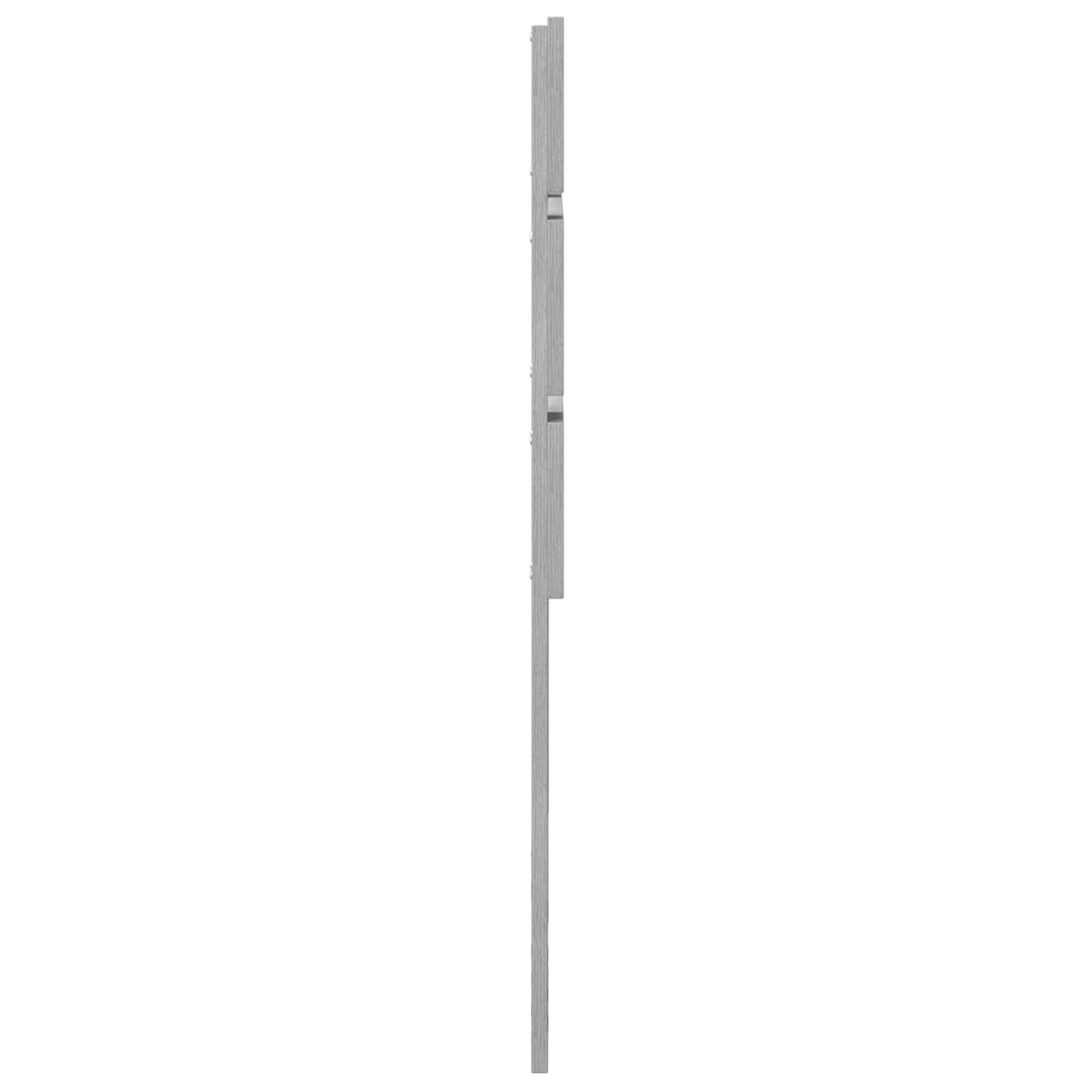 vidaXL Kopfteil Graues Sonoma 135 cm Holzwerkstoff