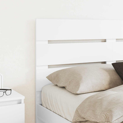 Kopfteil Weiß 120 cm Holzwerkstoff