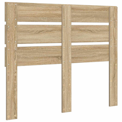 vidaXL Kopfteil Sonoma-Eiche 120 cm Holzwerkstoff
