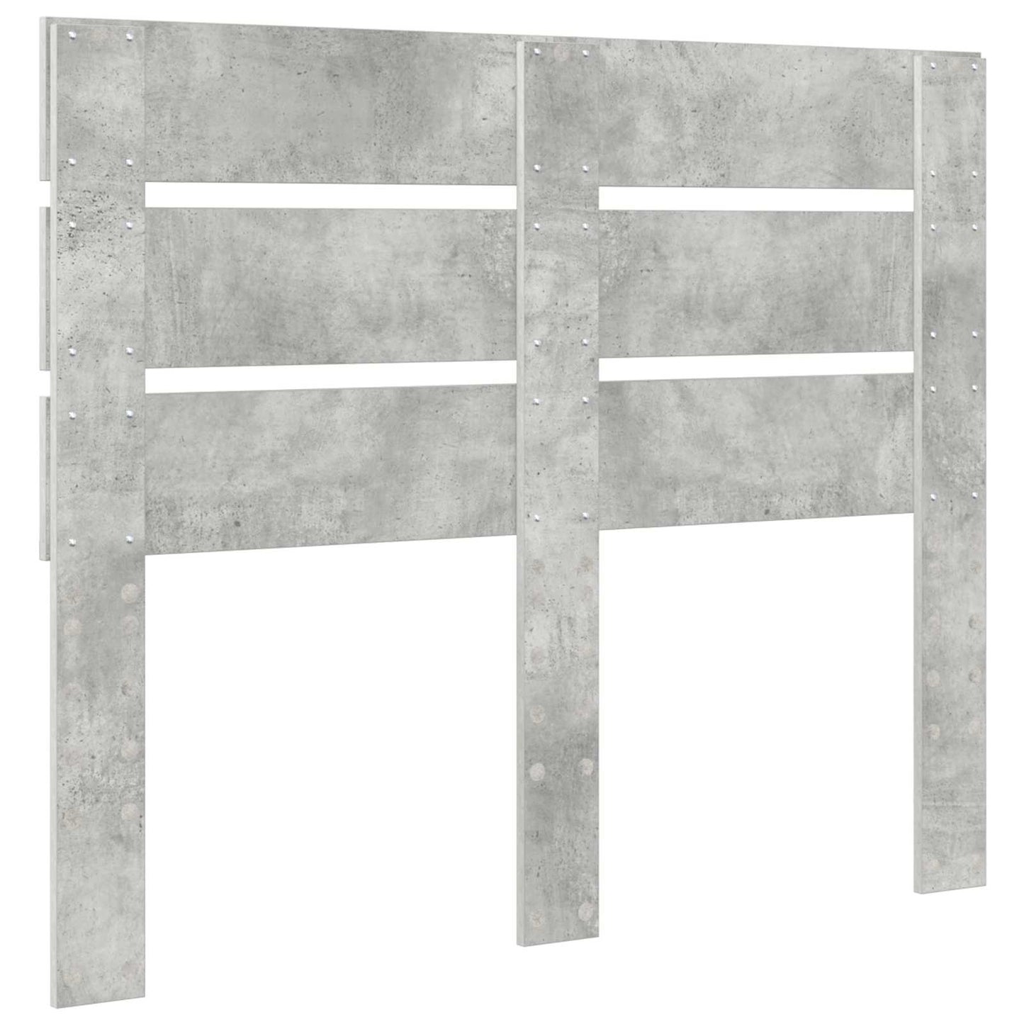 vidaXL Kopfteil Beton Grau 120 cm Holzwerkstoff