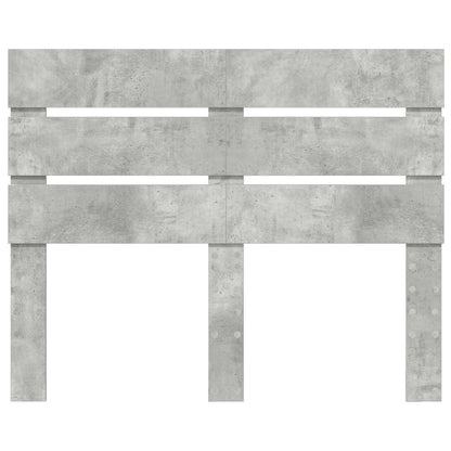 vidaXL Kopfteil Beton Grau 120 cm Holzwerkstoff