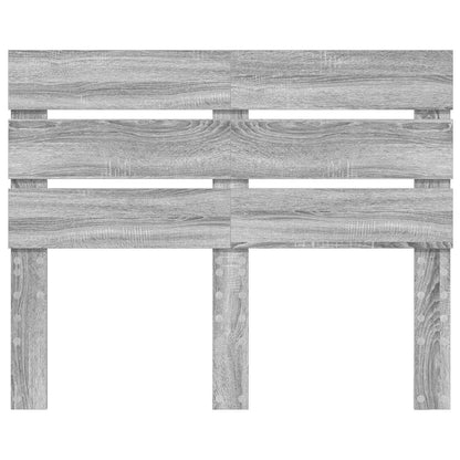 vidaXL Kopfteil Graues Sonoma 120 cm Holzwerkstoff