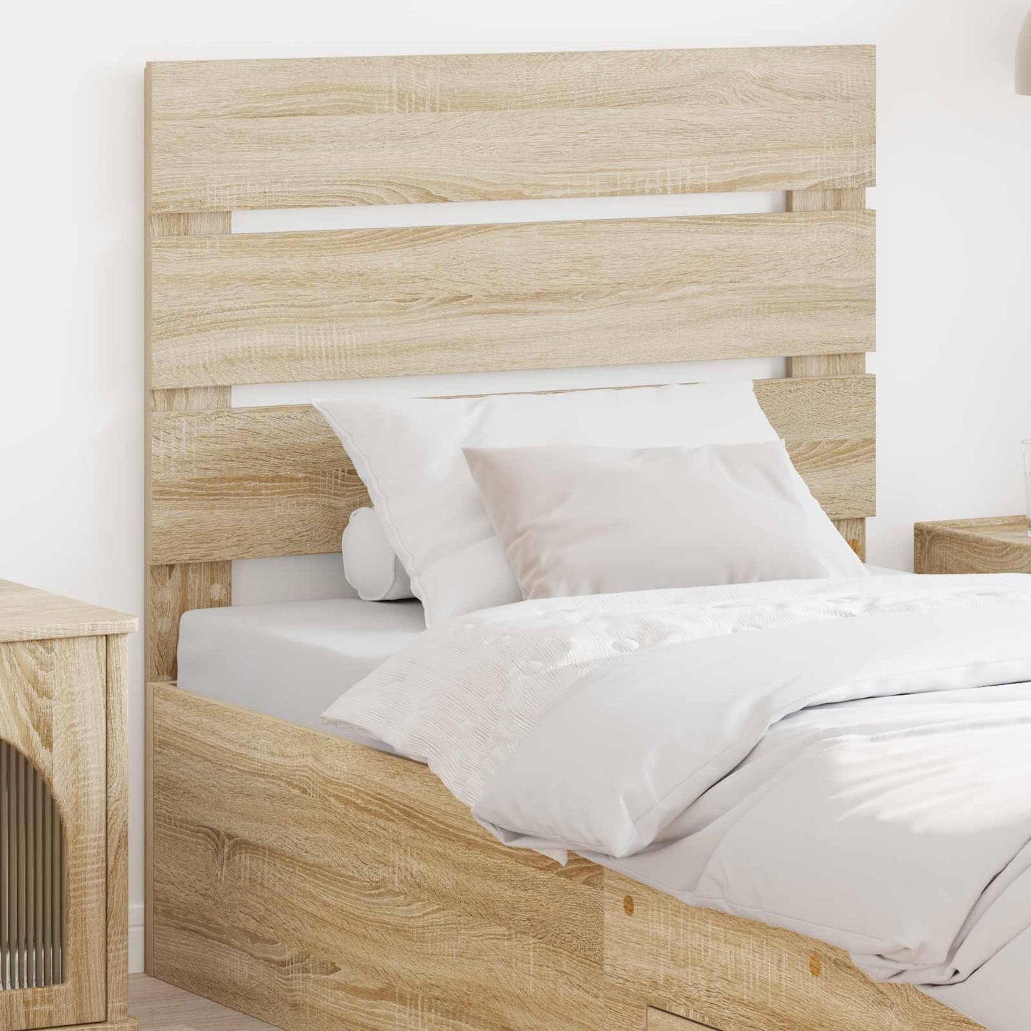 vidaXL Kopfteil Sonoma-Eiche 100 cm Holzwerkstoff