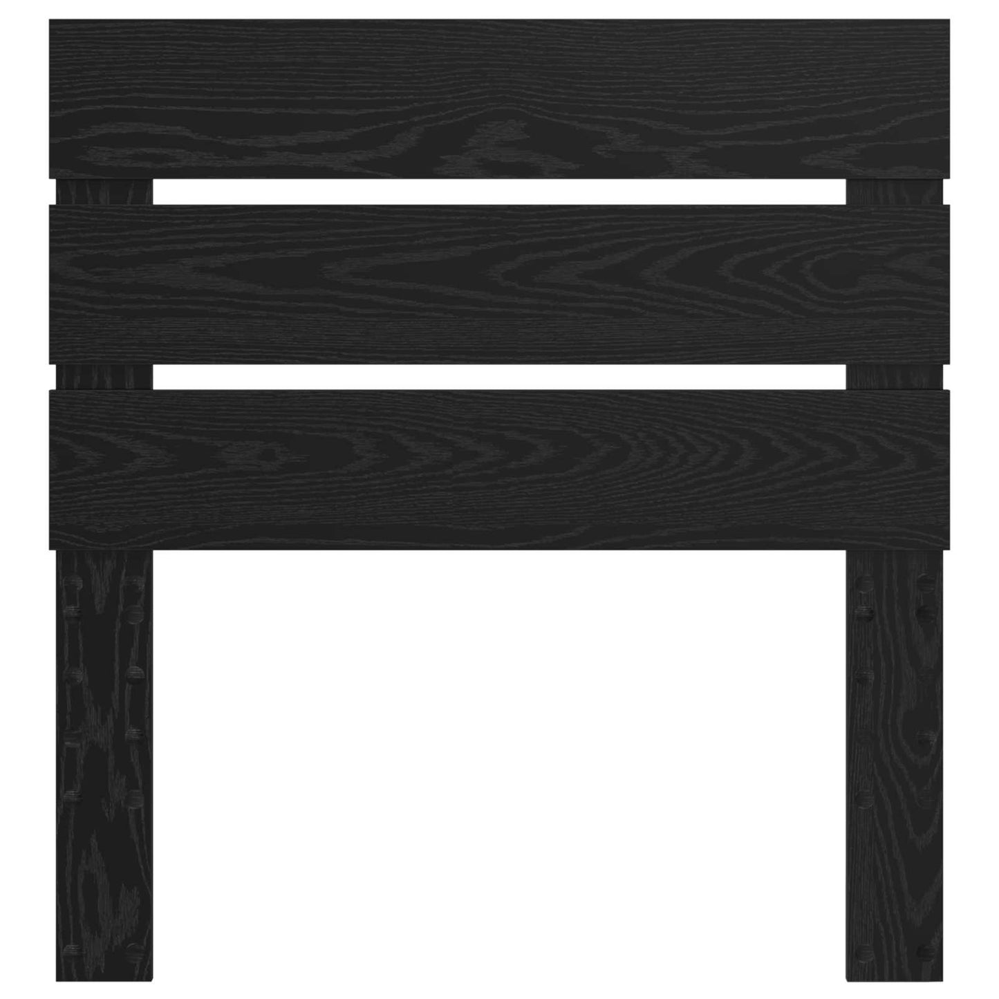 Kopfteil Schwarz Eichen-Optik 90 cm Holzwerkstoff