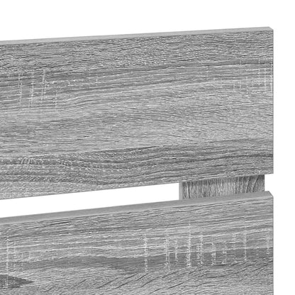 Kopfteil Graues Sonoma 90 cm Holzwerkstoff
