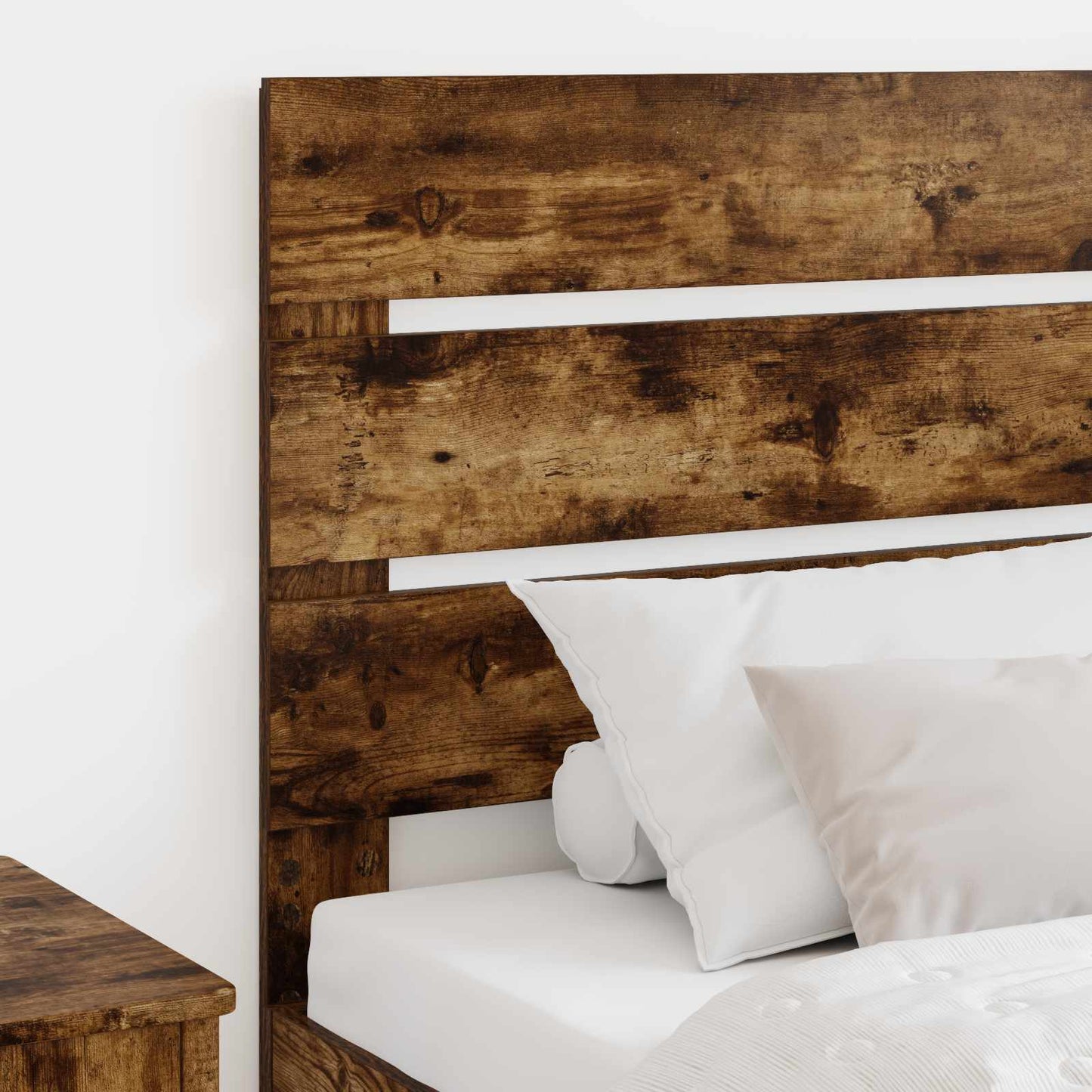 vidaXL Kopfteil Geräucherte Eiche 80 cm Holzwerkstoff