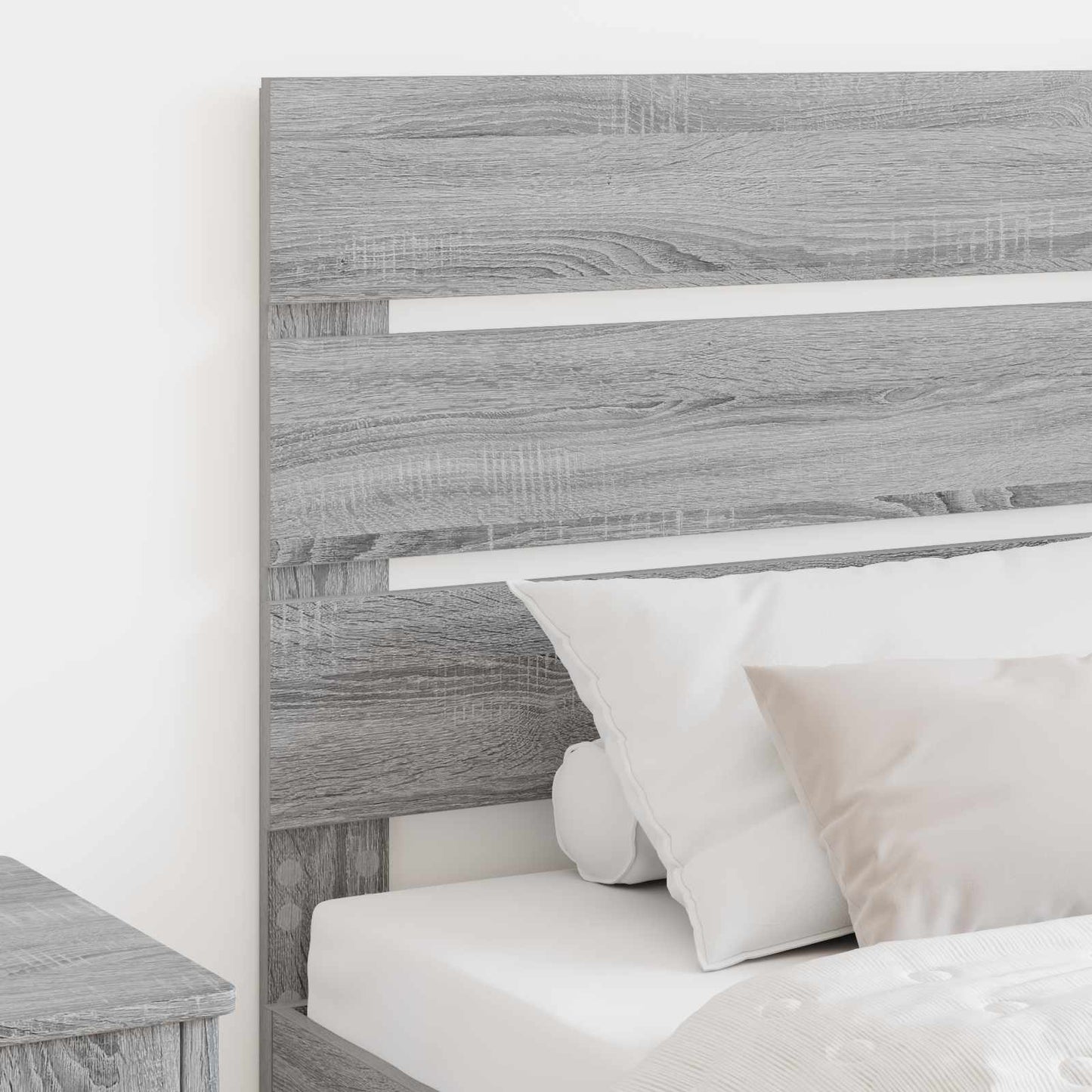vidaXL Kopfteil Graues Sonoma 80 cm Holzwerkstoff