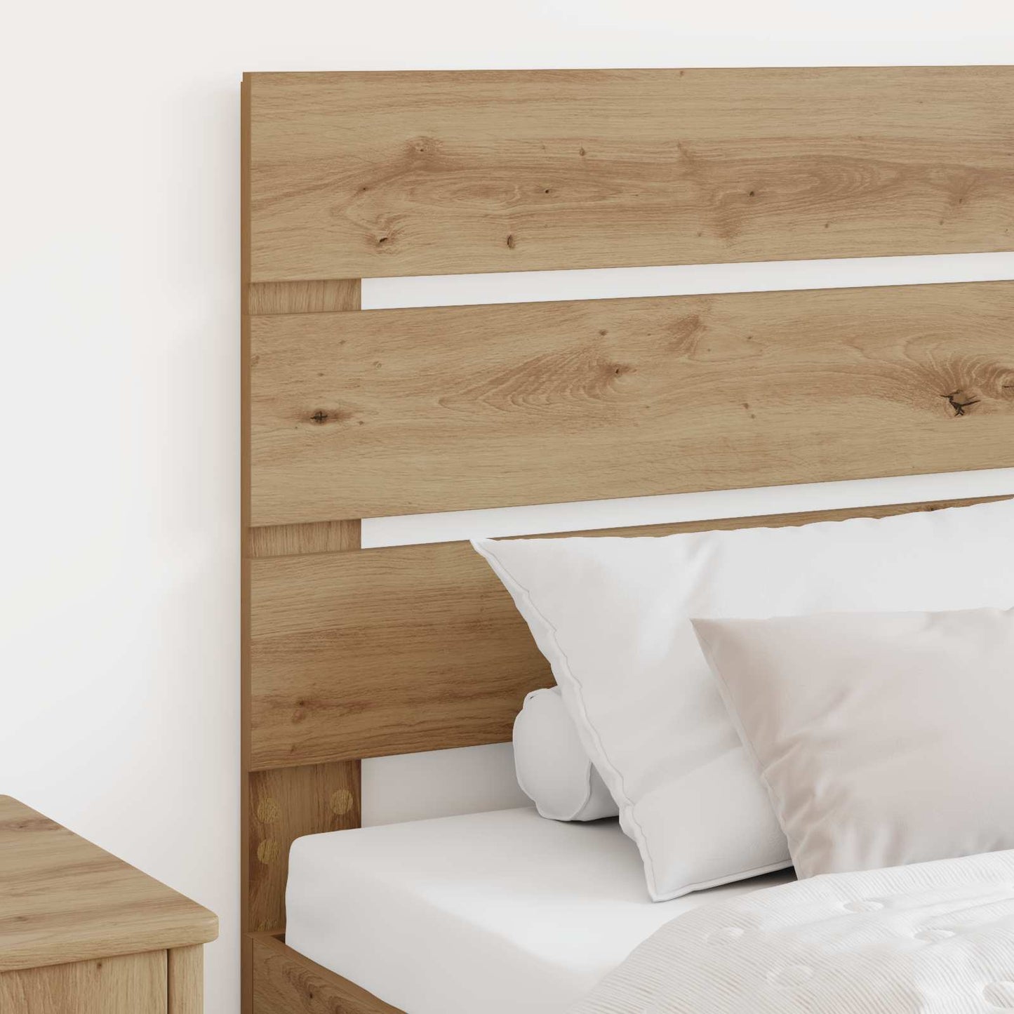 vidaXL Kopfteil Artisan-Eiche 80 cm Holzwerkstoff