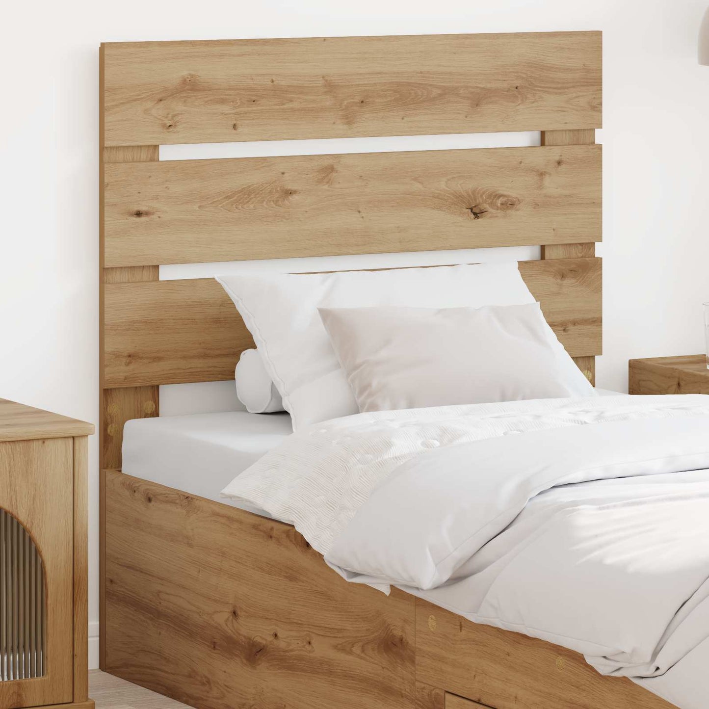 vidaXL Kopfteil Artisan-Eiche 80 cm Holzwerkstoff