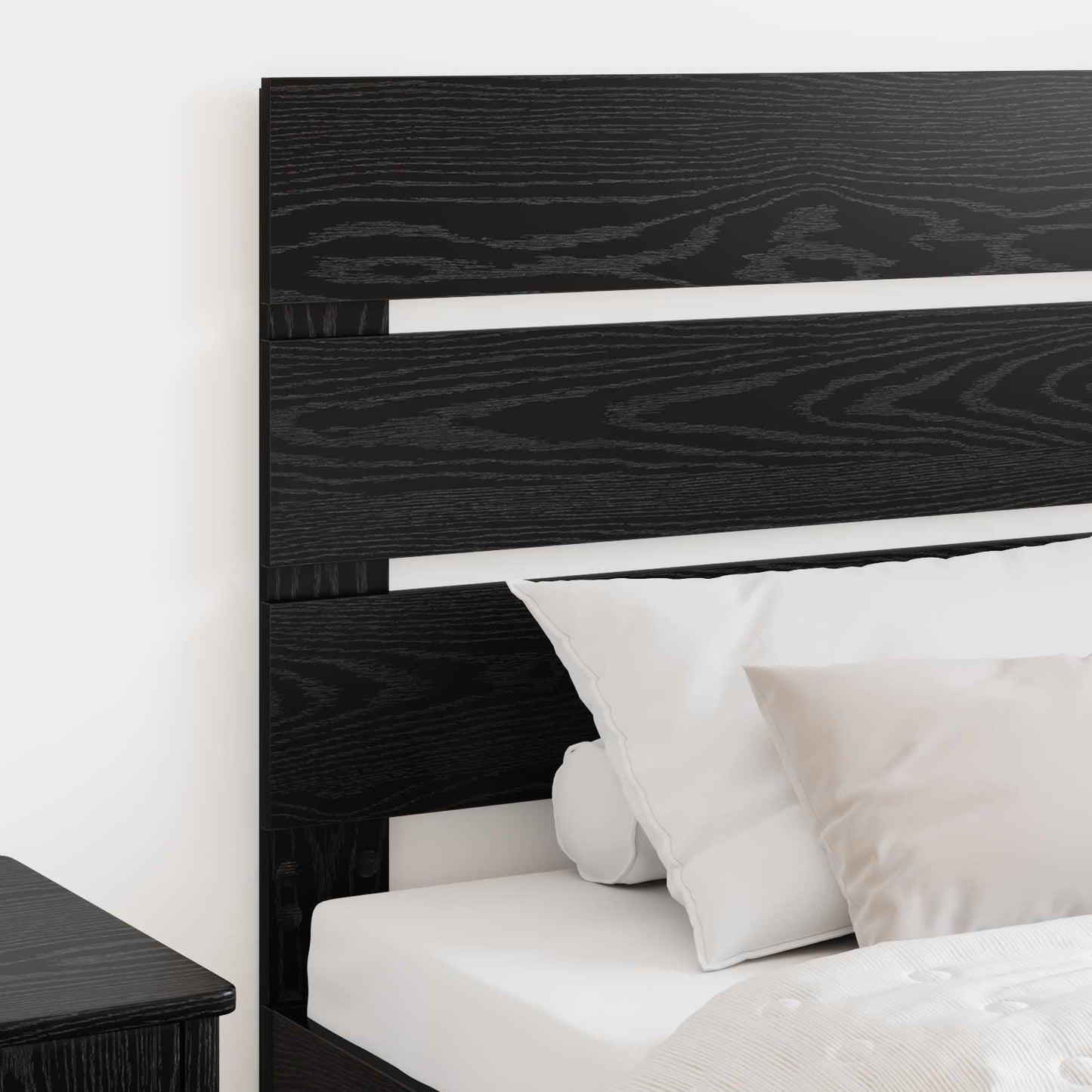 vidaXL Kopfteil Schwarz Eichen-Optik 75 cm Holzwerkstoff