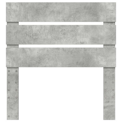 Kopfteil Beton Grau 75 cm Holzwerkstoff