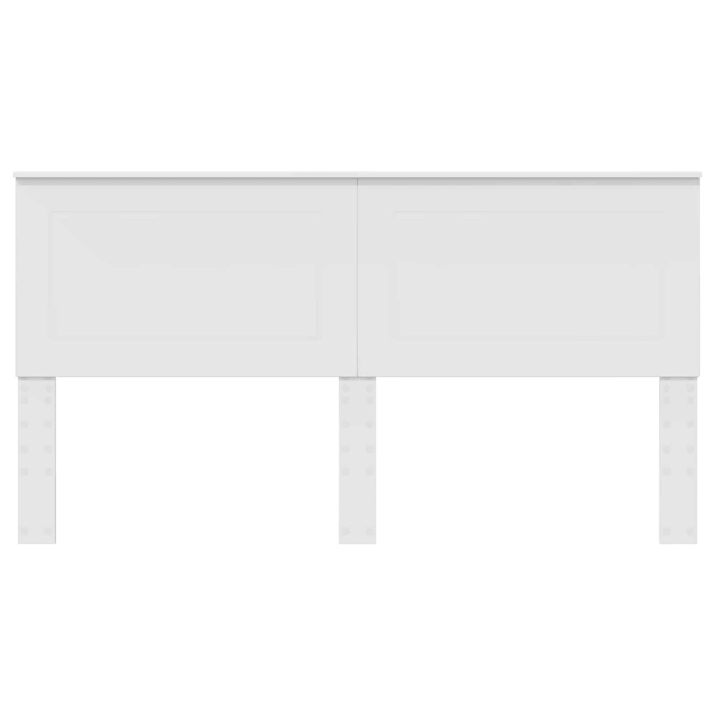 Kopfteil Weiß Holzwerkstoff