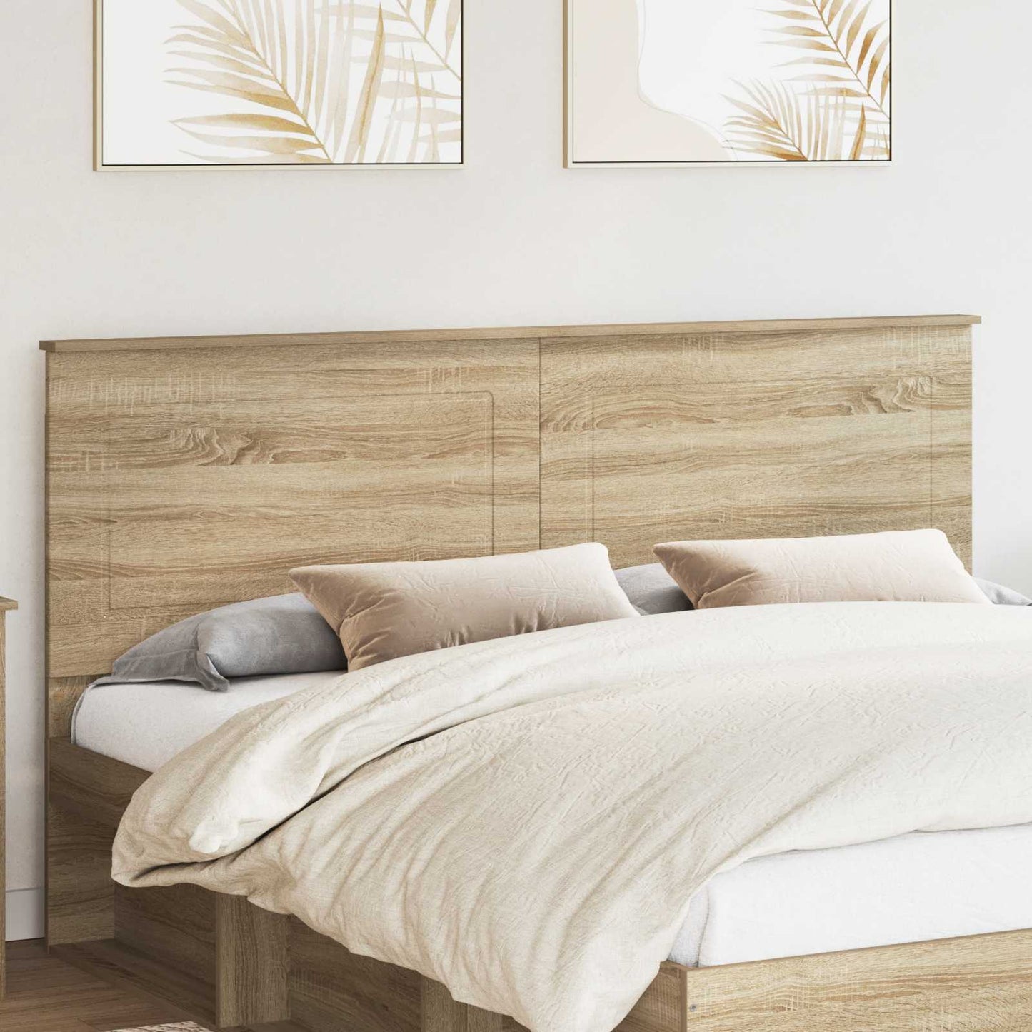 vidaXL Kopfteil Sonoma-Eiche 200 cm Holzwerkstoff