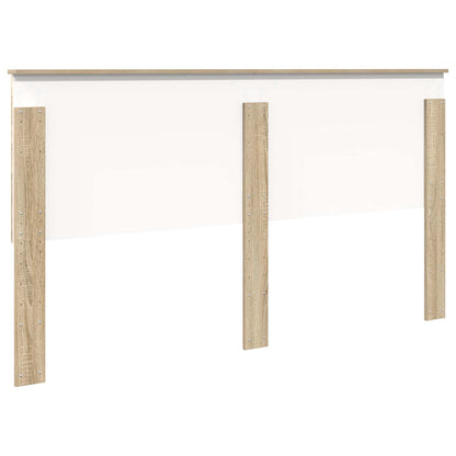 vidaXL Kopfteil Sonoma-Eiche 200 cm Holzwerkstoff