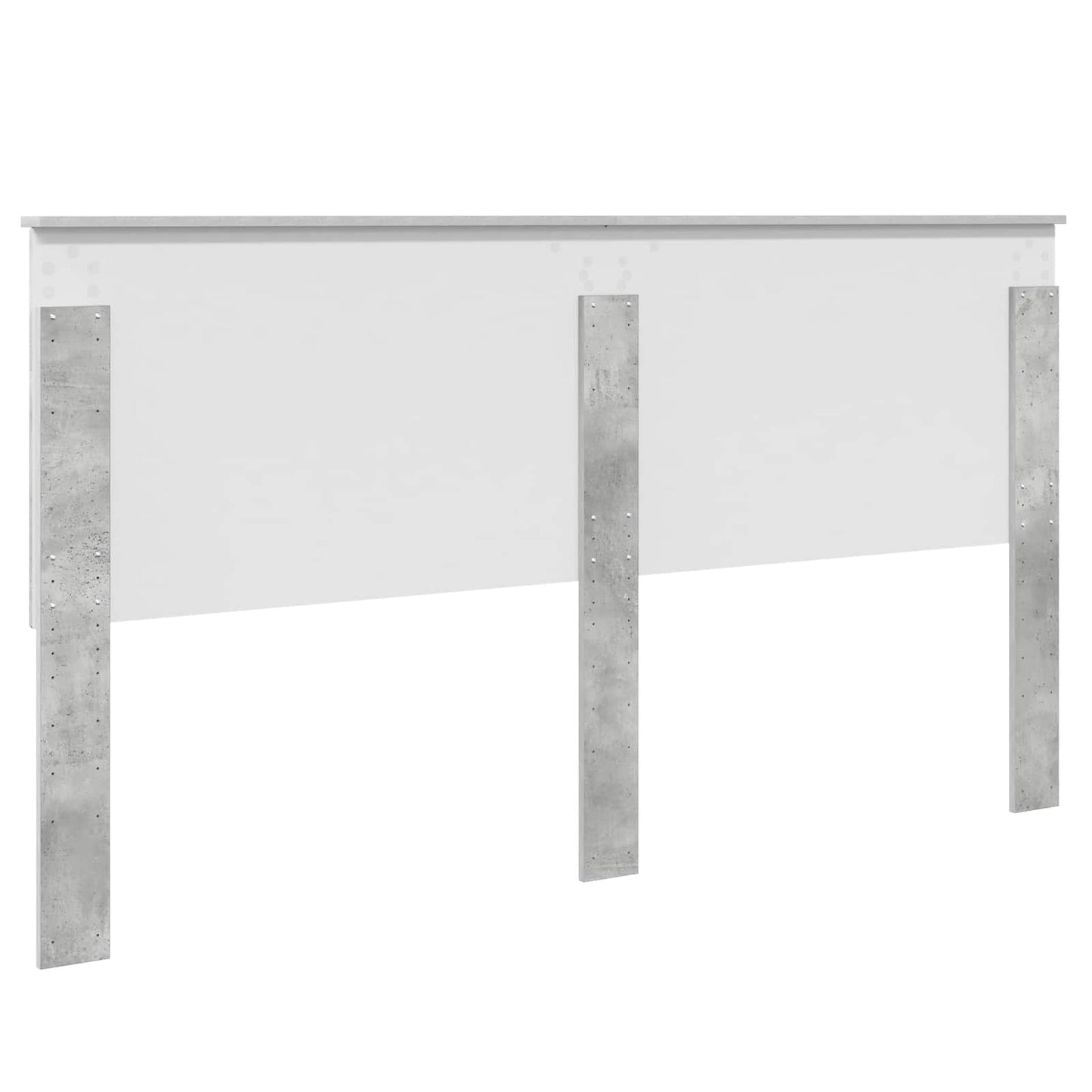 vidaXL Kopfteil Beton Grau 200 cm Holzwerkstoff