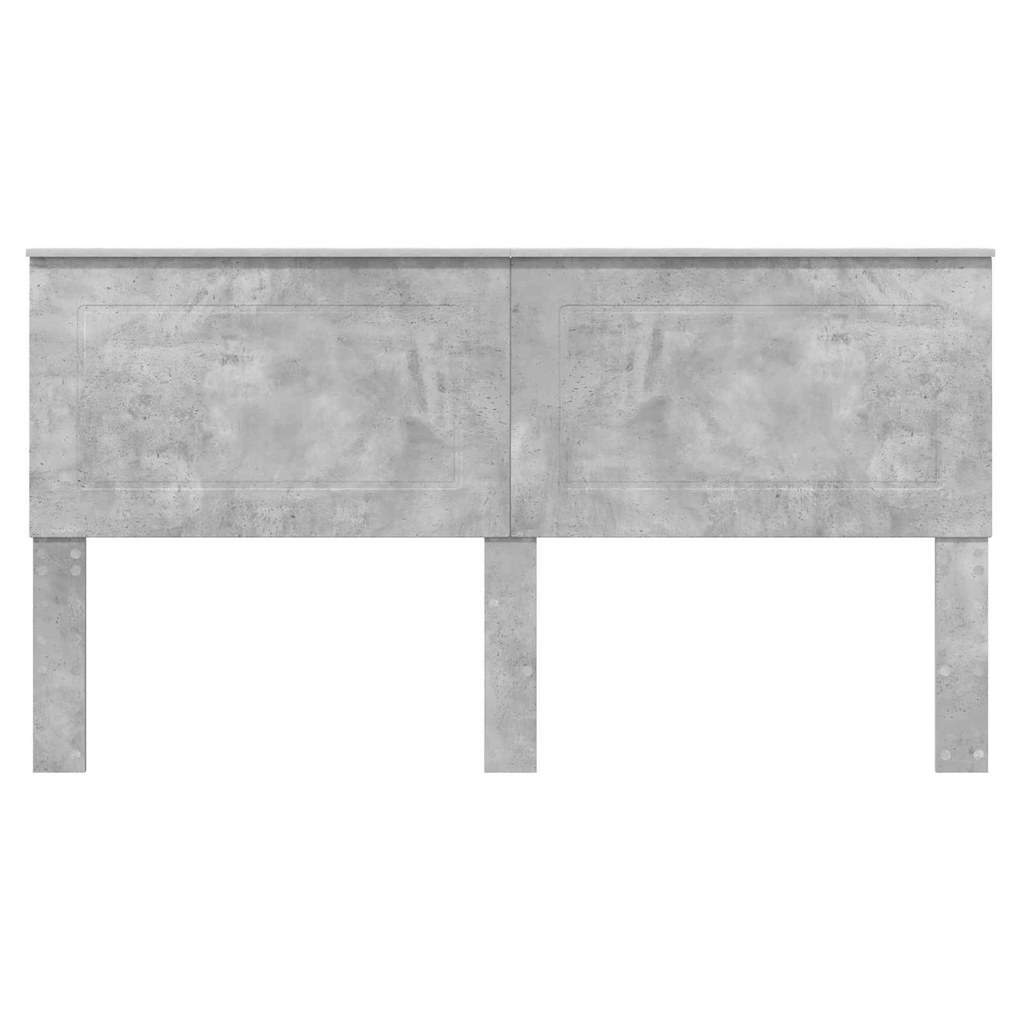 vidaXL Kopfteil Beton Grau 200 cm Holzwerkstoff