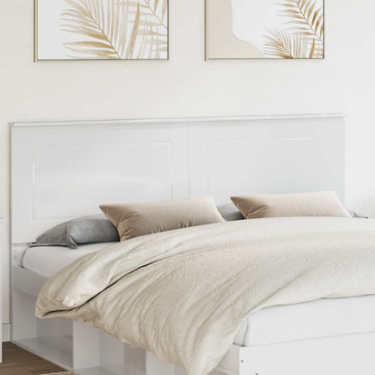 Kopfteil Glänzend Weiß Holzwerkstoff