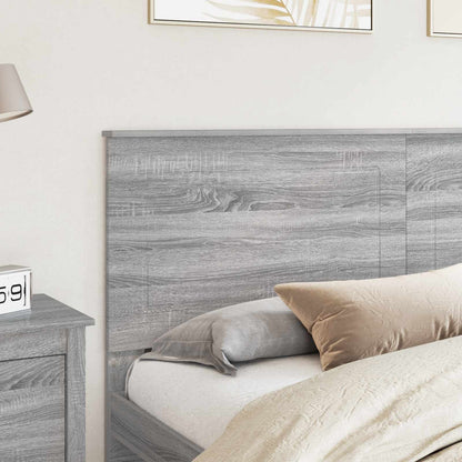 vidaXL Kopfteil Graues Sonoma 200 cm Holzwerkstoff