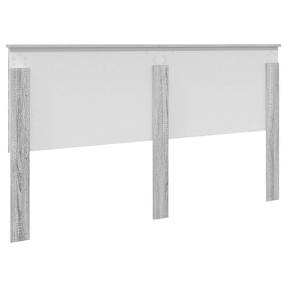 vidaXL Kopfteil Graues Sonoma 200 cm Holzwerkstoff