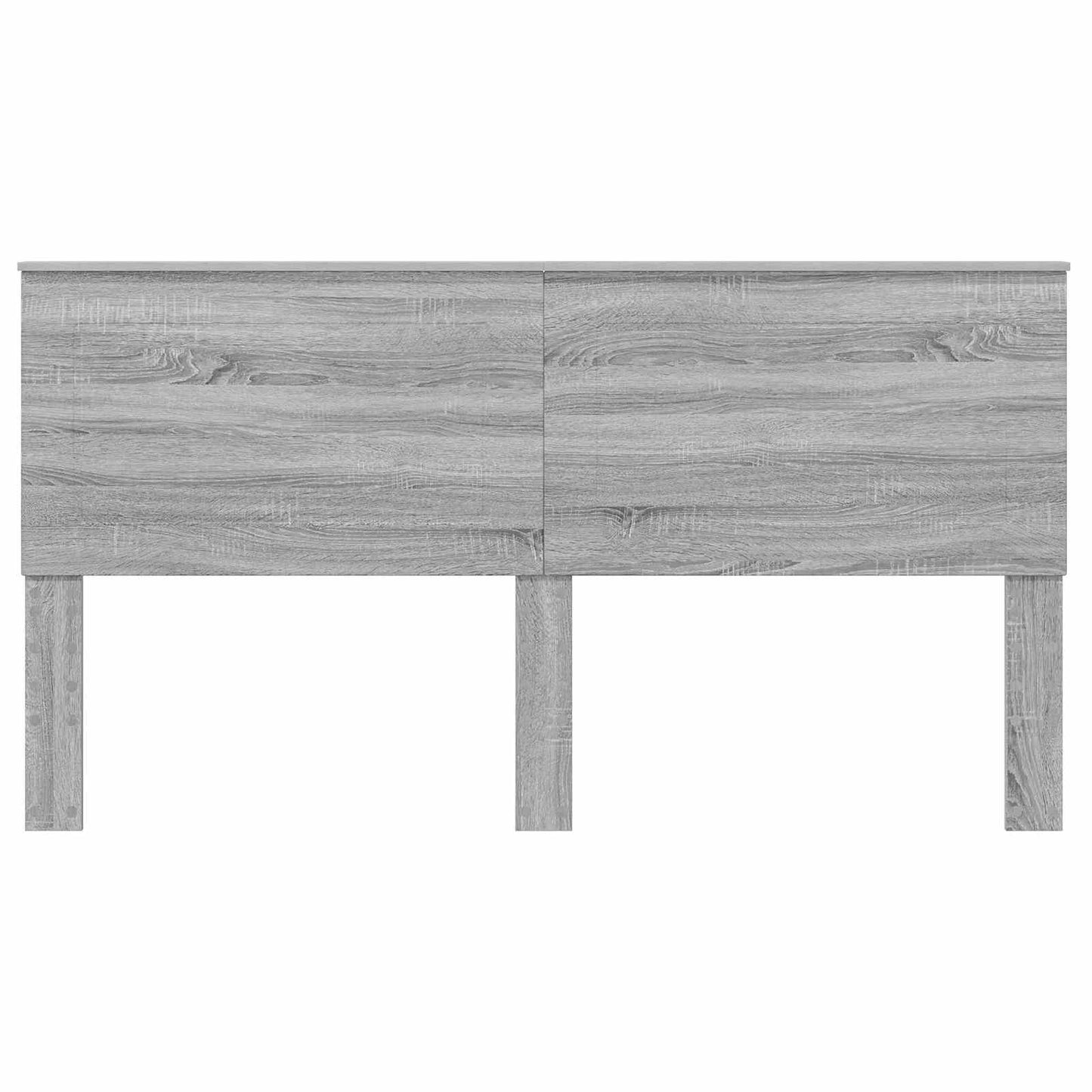 vidaXL Kopfteil Graues Sonoma 200 cm Holzwerkstoff