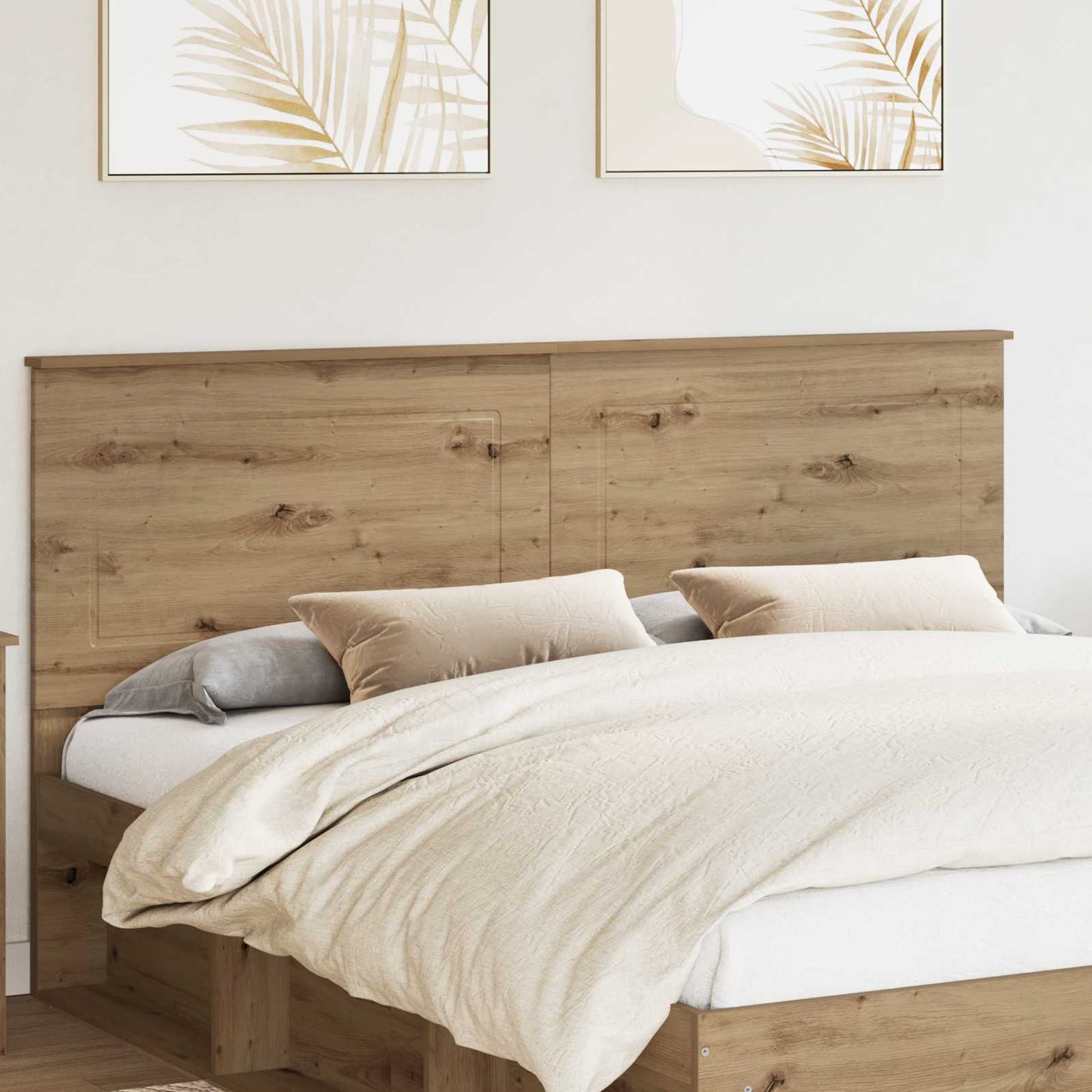vidaXL Kopfteil Artisan-Eiche 200 cm Holzwerkstoff