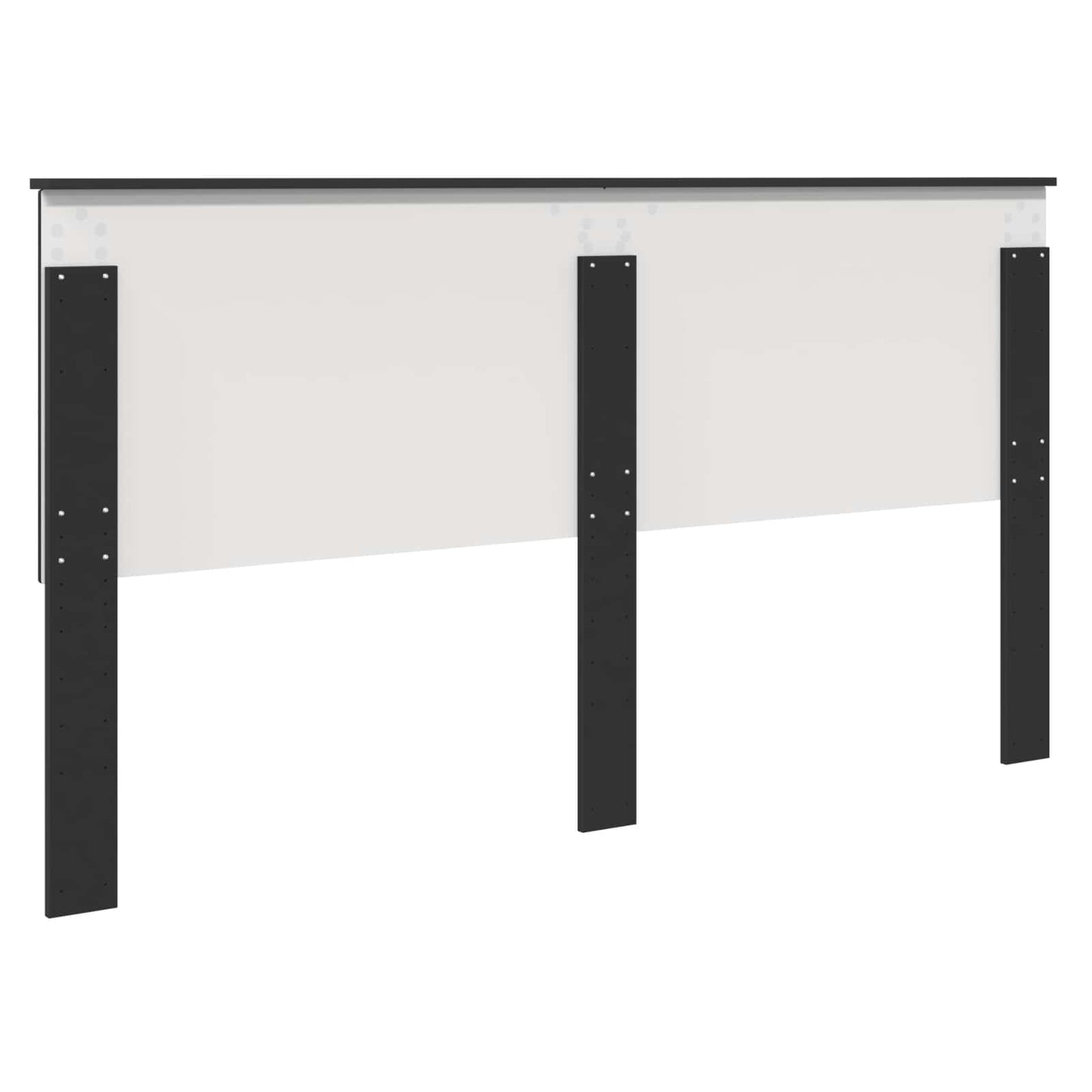 vidaXL Tête de lit noir aspect chêne 180 cm bois d'ingénierie