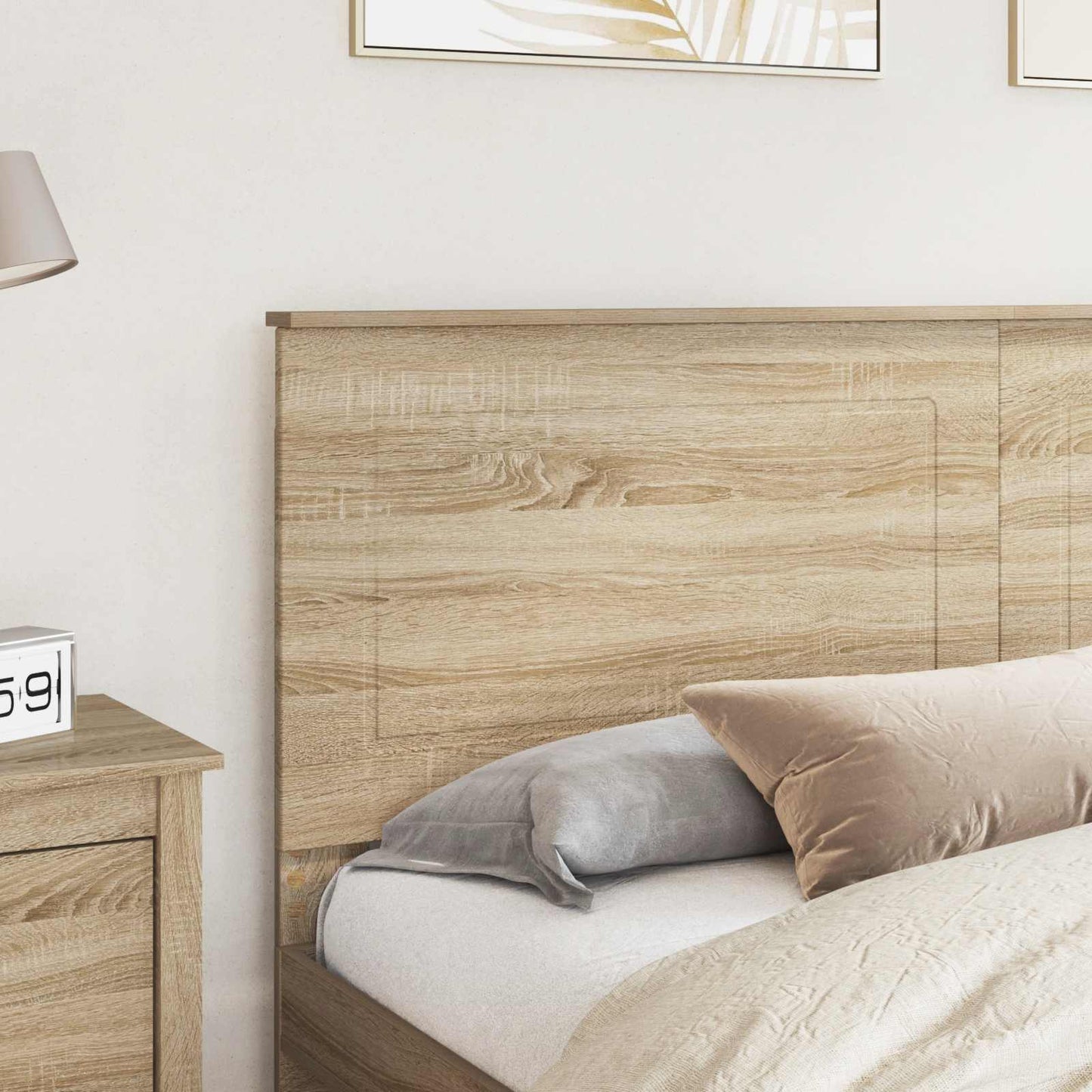 vidaXL Kopfteil Sonoma-Eiche 180 cm Holzwerkstoff