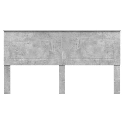 Kopfteil Betongrau Holzwerkstoff