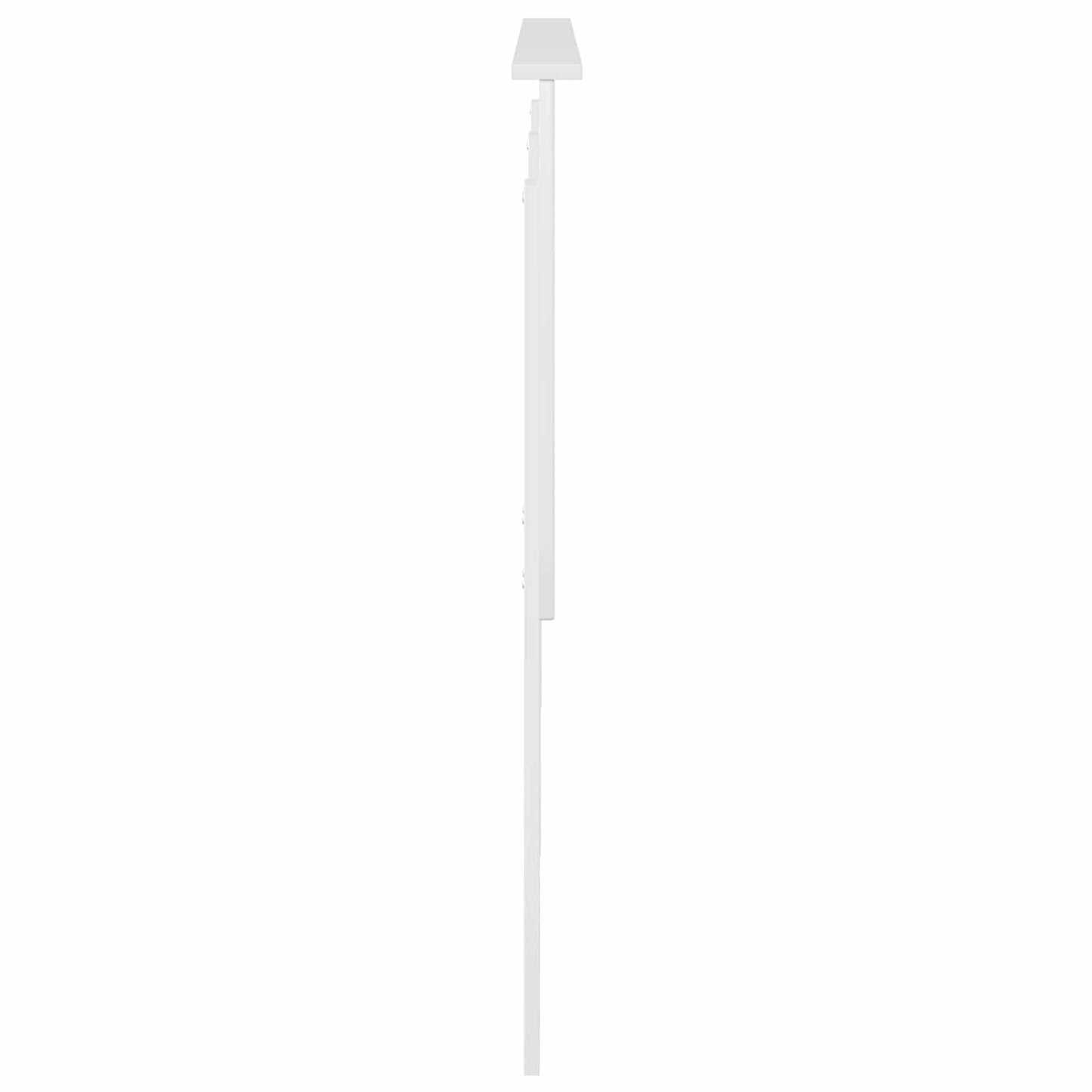 vidaXL Kopfteil Glänzend Weiß 180 cm Holzwerkstoff