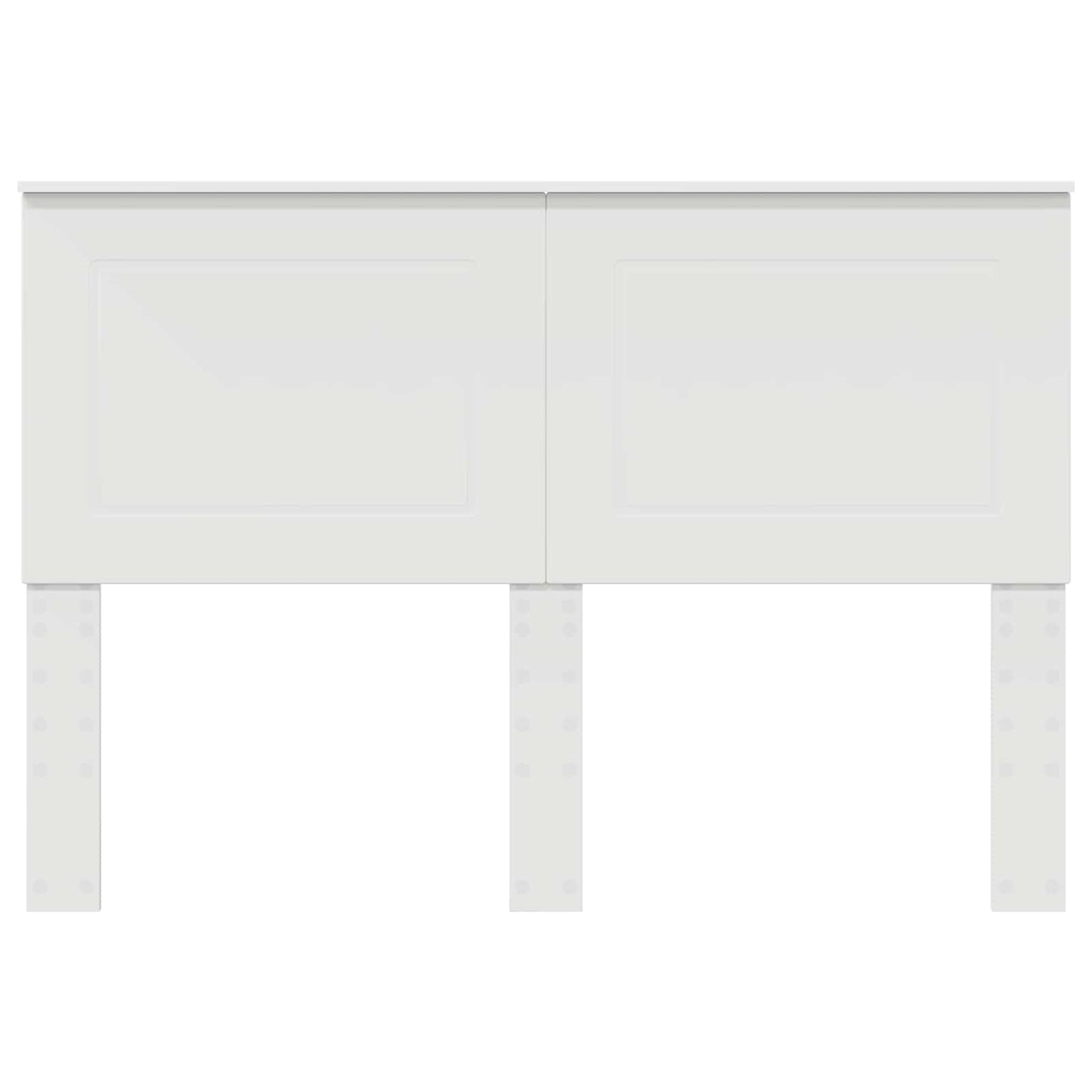 Kopfteil Weiß 160 cm Holzwerkstoff