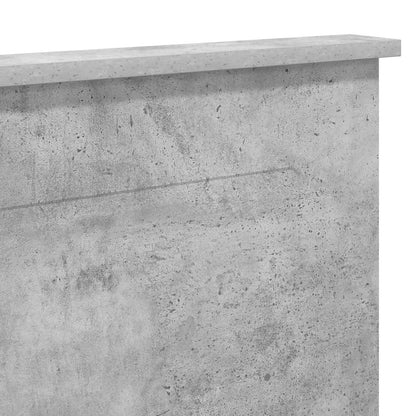 vidaXL Kopfteil Beton Grau 160 cm Holzwerkstoff