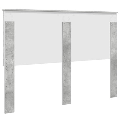 vidaXL Kopfteil Beton Grau 160 cm Holzwerkstoff