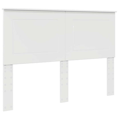 vidaXL Kopfteil Glänzend Weiß 160 cm Holzwerkstoff
