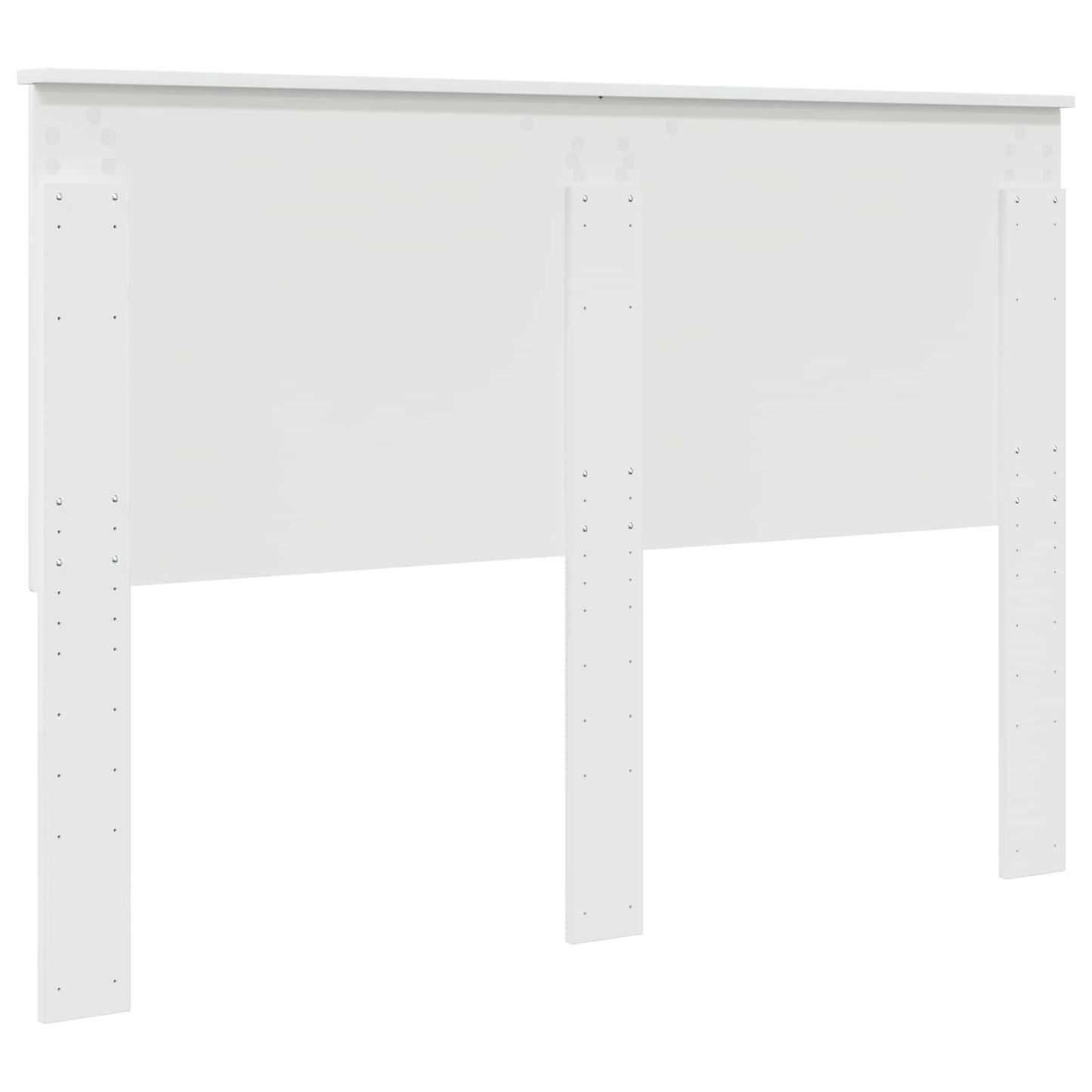 vidaXL Kopfteil Glänzend Weiß 160 cm Holzwerkstoff