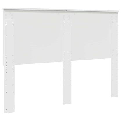 vidaXL Kopfteil Glänzend Weiß 160 cm Holzwerkstoff