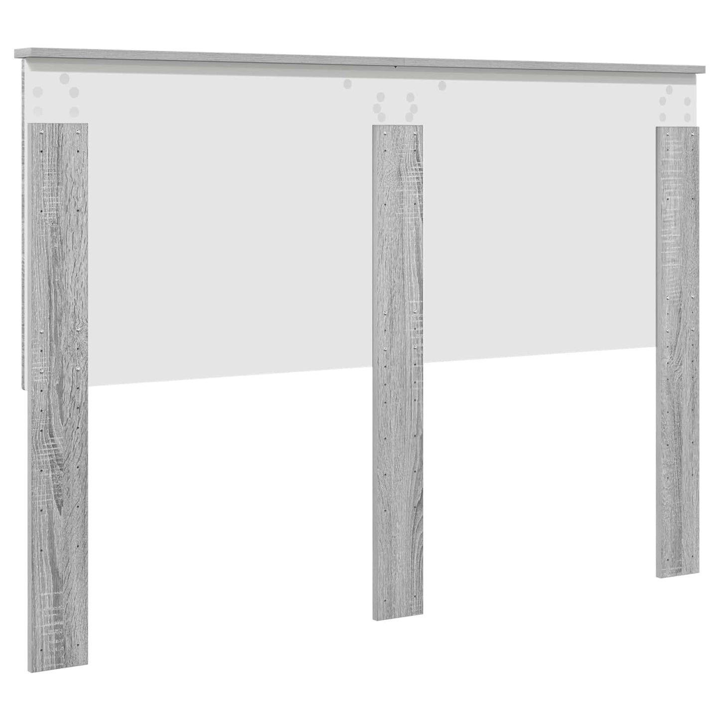 vidaXL Kopfteil Graues Sonoma 160 cm Holzwerkstoff