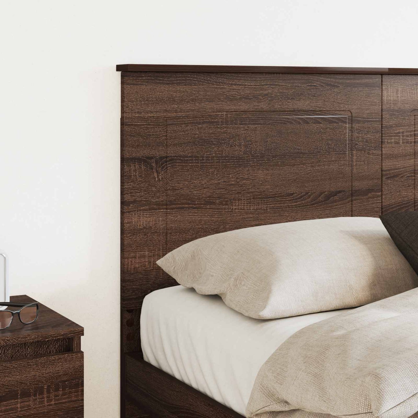 vidaXL Kopfteil Braun Eichen-Optik 160 cm Holzwerkstoff