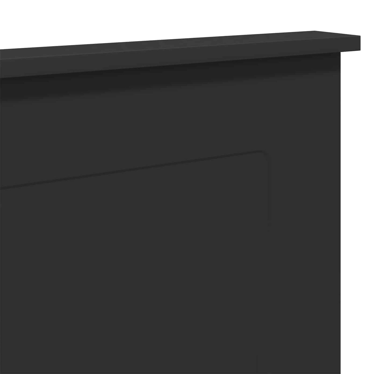 vidaXL Kopfteil Schwarz Eichen-Optik 150 cm Holzwerkstoff