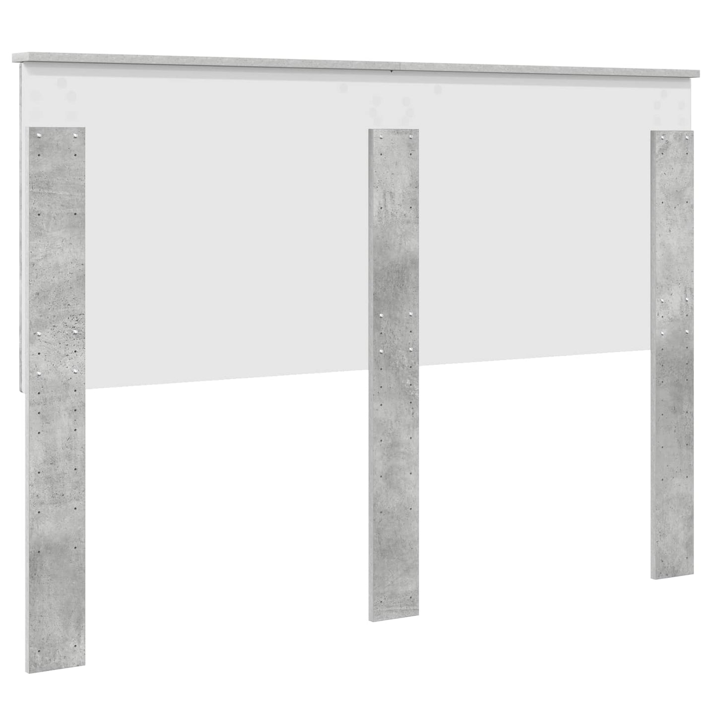 vidaXL Kopfteil Beton Grau 150 cm Holzwerkstoff