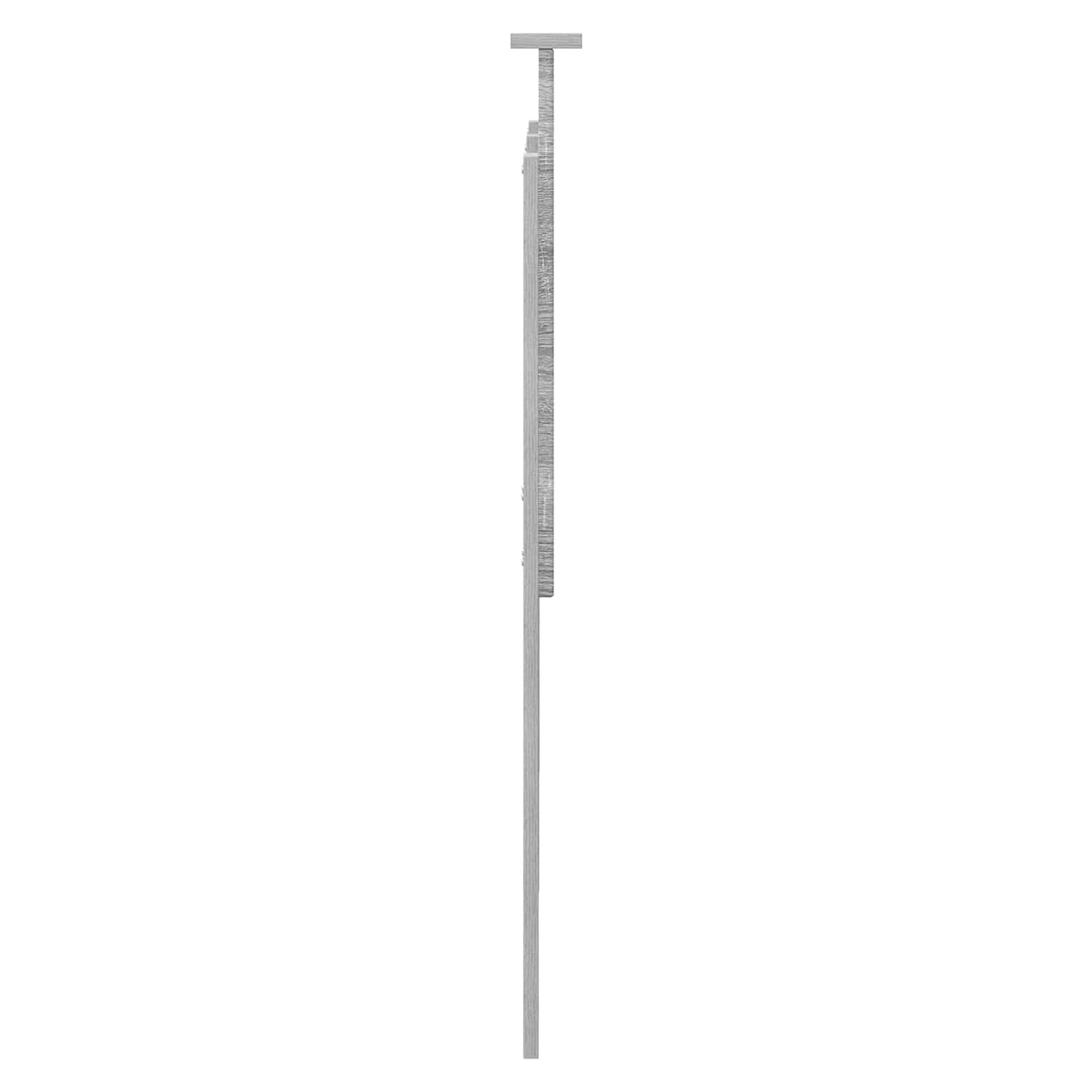 vidaXL Kopfteil Graues Sonoma 150 cm Holzwerkstoff