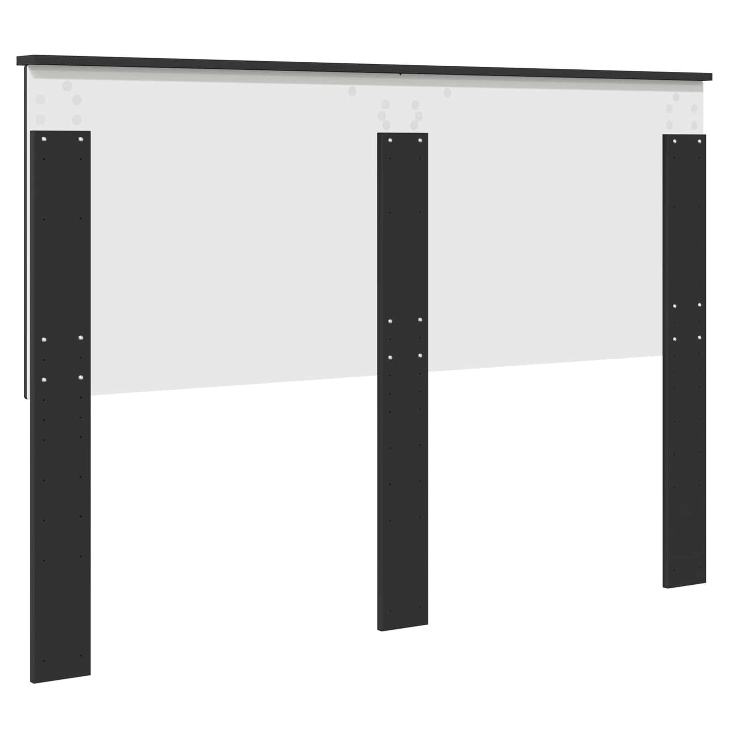 vidaXL Kopfteil Schwarz Eichen-Optik 140 cm Holzwerkstoff