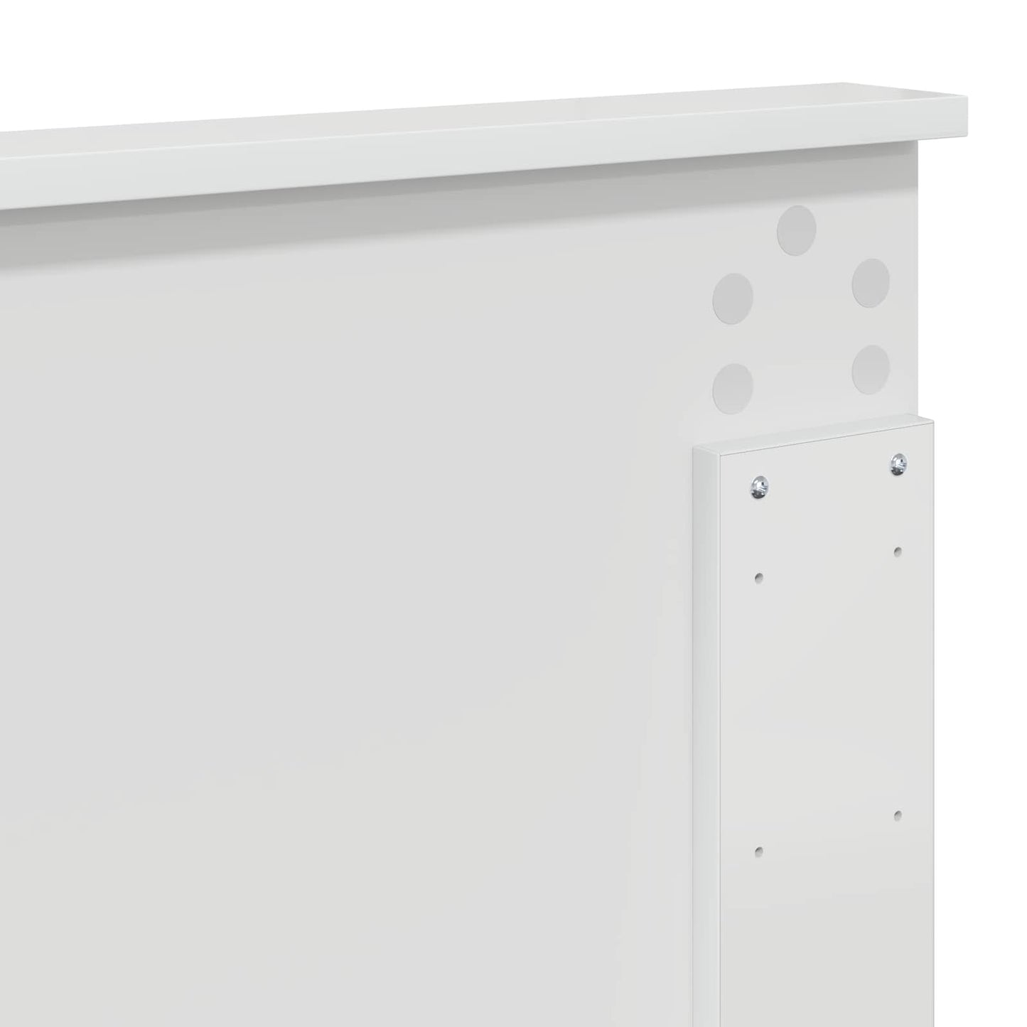 Kopfteil Glänzend Weiß Holzwerkstoff