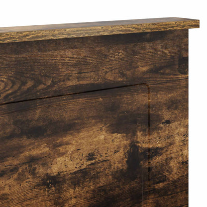 vidaXL Kopfteil Geräucherte Eiche 140 cm Holzwerkstoff